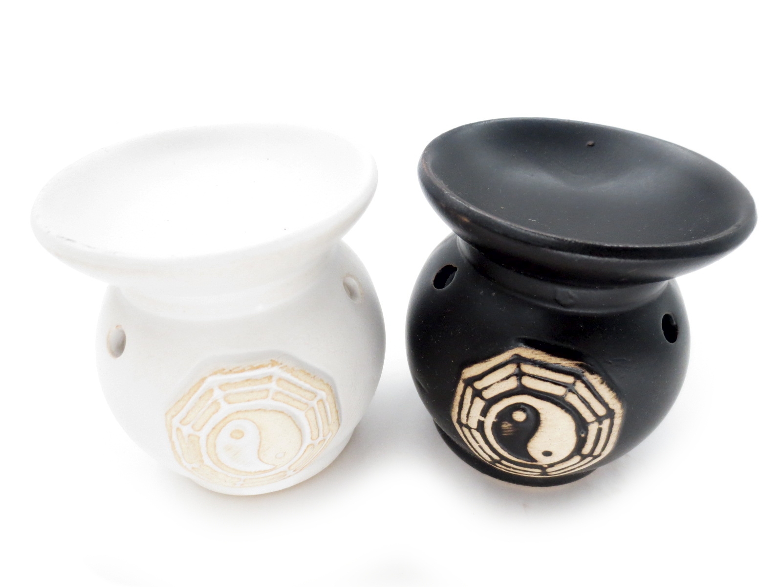Liten Keramisk Aromalampa med Yin yang