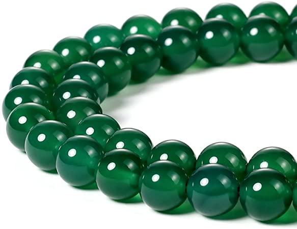 Grön Agat Armband  - 4mm Pärlor - 2