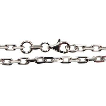 Diamond Cut Oval kabelkedja  i Sterling Silver  - 1,8mm