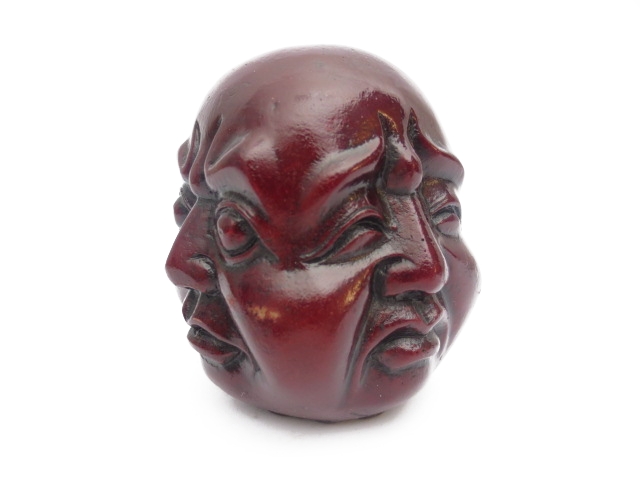 4 faces of Buddha - Röd - 2