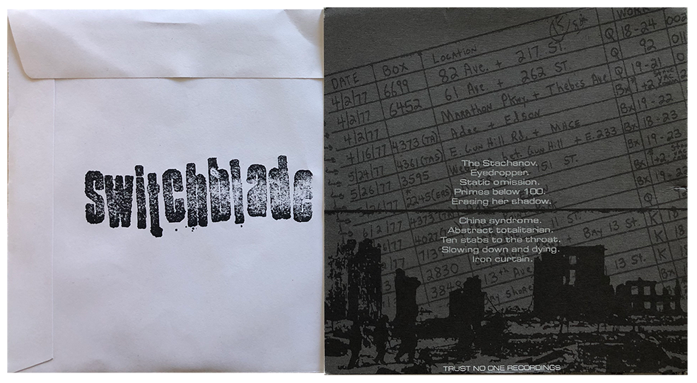 SWITCHBLADE - s/t [2000] CD - 2