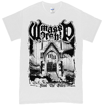 MASS WORSHIP - Flood The Gates White T-shirt