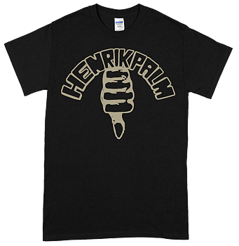 HENRIK PALM - Neatad SVART T-shirt