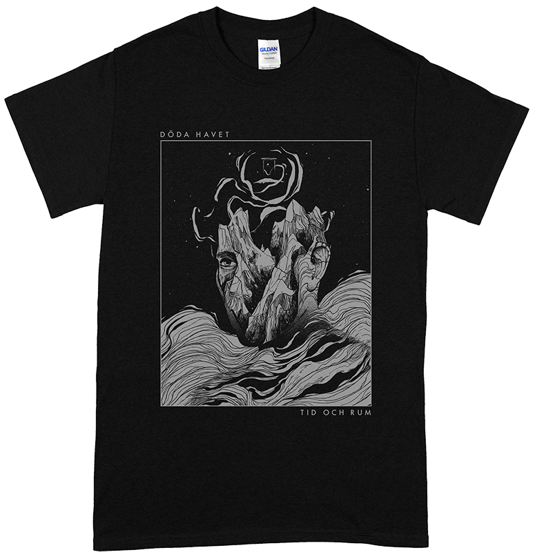 DÖDA HAVET - Tid och rum Black T-shirt