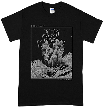 DÖDA HAVET - Tid och rum Black T-shirt