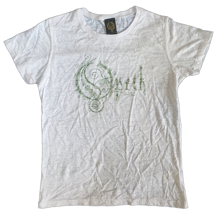 OPETH - Faded Logo White Girlie