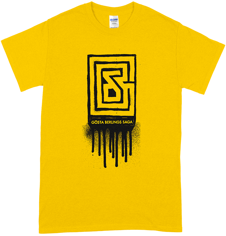 GÖSTA BERLINGS SAGA - Stencil Gul T-shirt