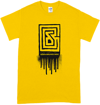 GÖSTA BERLINGS SAGA - Stencil Gul T-shirt