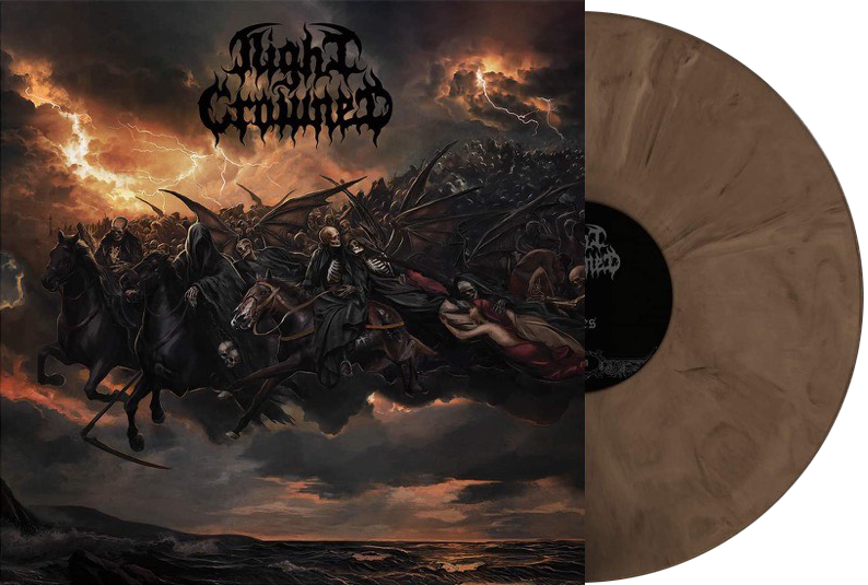 NIGHT CROWNED - Tales LP Brun vinyl