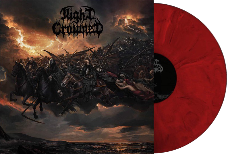 NIGHT CROWNED - Tales LP Röd vinyl