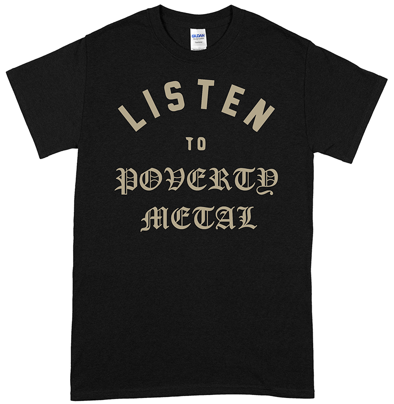 HENRIK PALM - Listen To Poverty Metal T-shirt