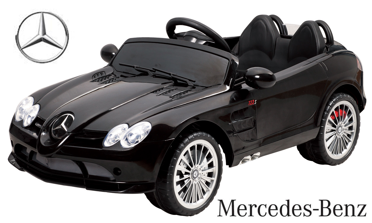 Proexpo Nu Elbil Mercedes Slr Mclaren 722s Roaster 12 Volt Och Gummihjul