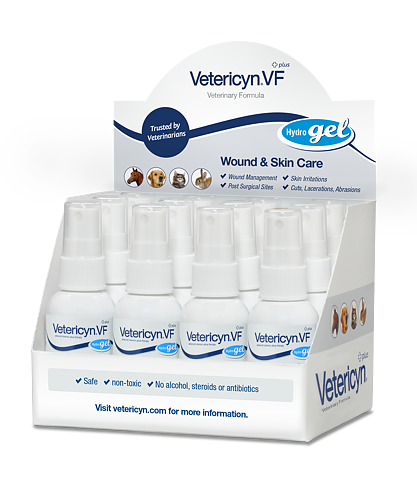Vetericyn+ VF  Antimicrobial Hydrogel 12 x 55 ml