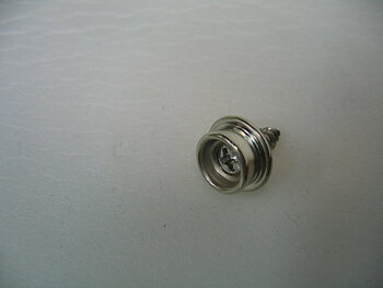TRYCKKNAPP HANE ROSTFRI 8x3/8