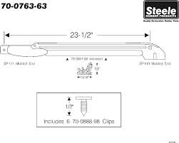 Gummilist för  A-stolpen - 2