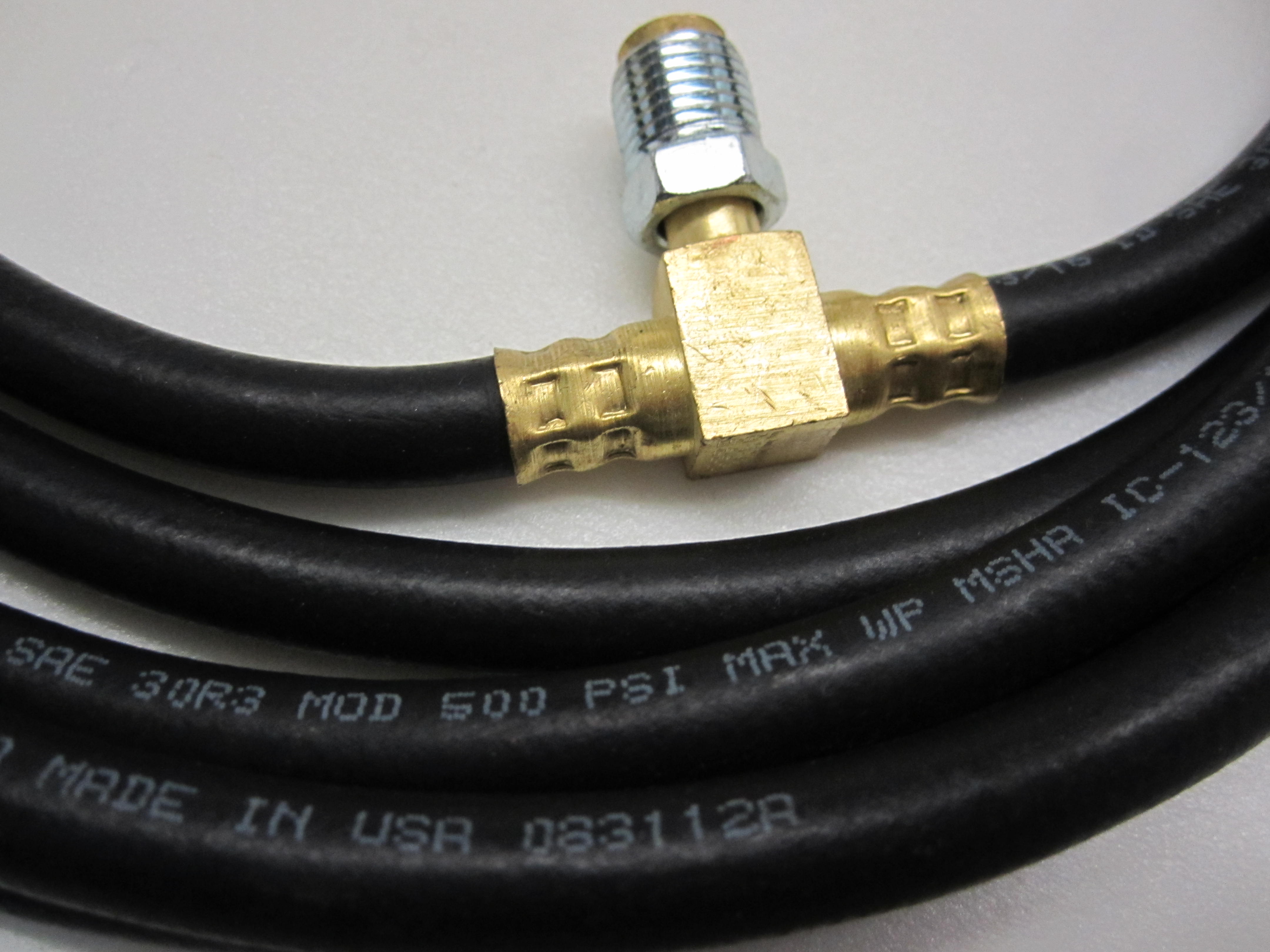 HYDRAULSLANG SVART GUMMI - 4