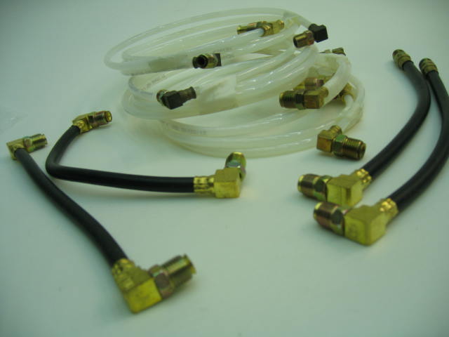 HYDRAULSLANG SVART GUMMI SET