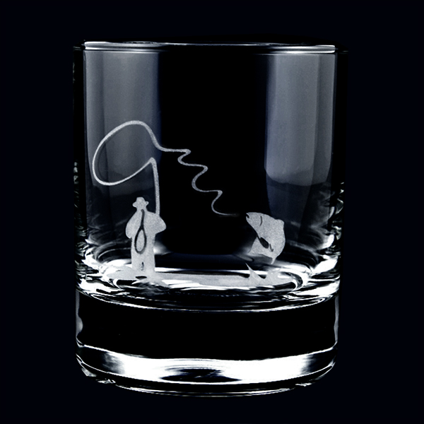 Whiskyglas Angler