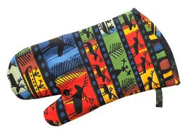Topfhandschuh Rentier Heidi Lange bunt
