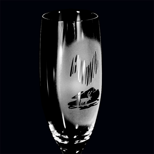 Sektglas Lapplandsfjäll Frost - 3