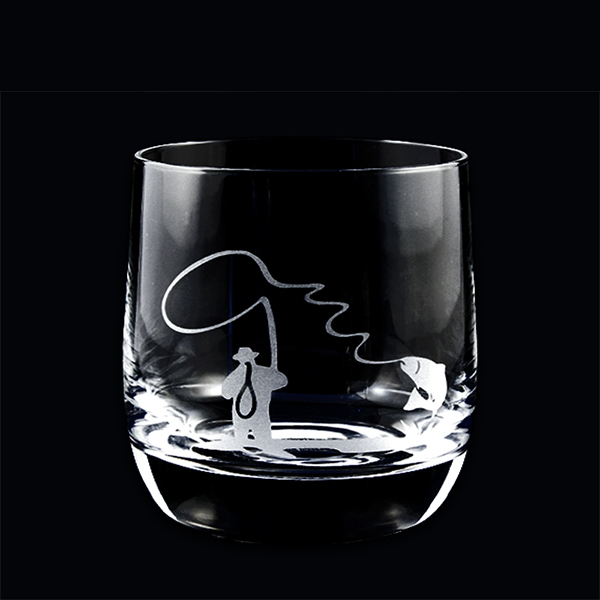 Whiskyglas Angler