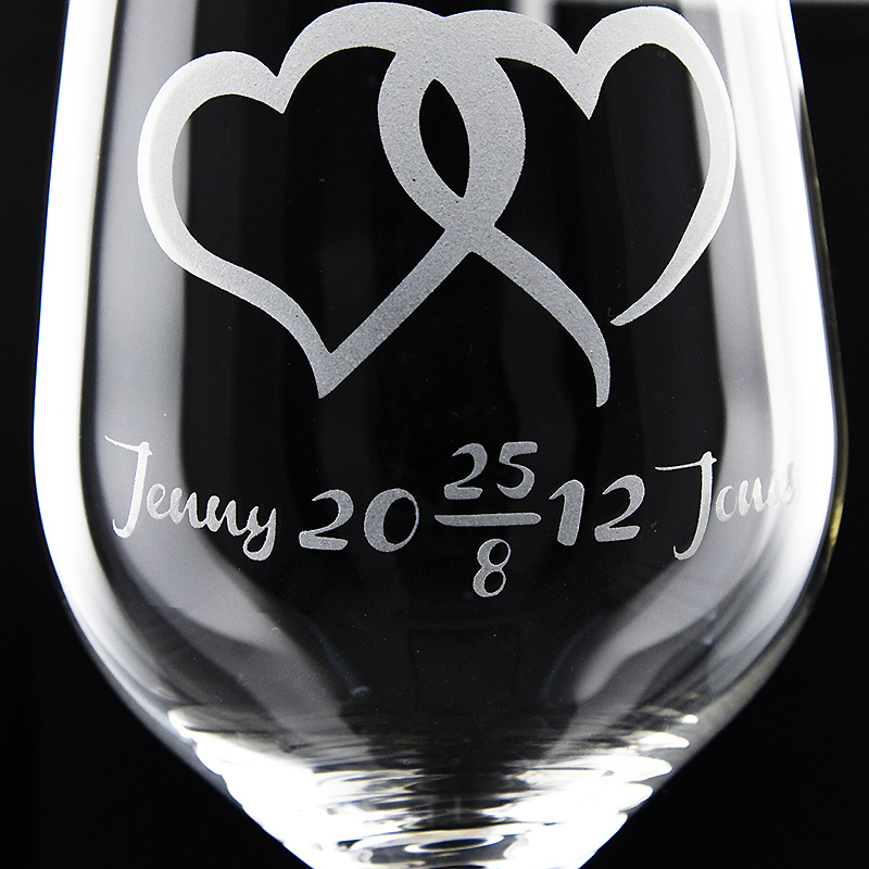Weinglas Liebe - Hochzeit - 2