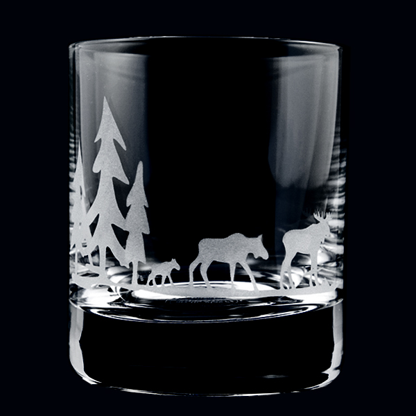 Whiskyglas Serie Norrlands djur - 8