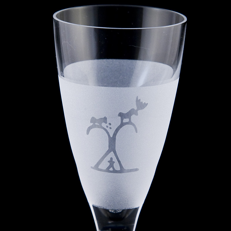 Snaps- och Akvavitsglas Spåtrumma - 2
