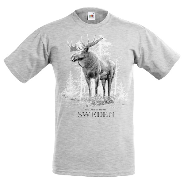 T-Shirt Graphic Moose Sweden