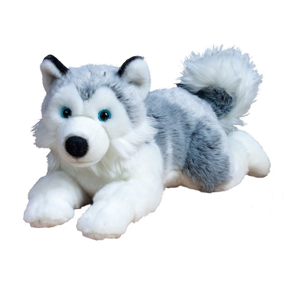 Liegender Husky 25 cm - 2