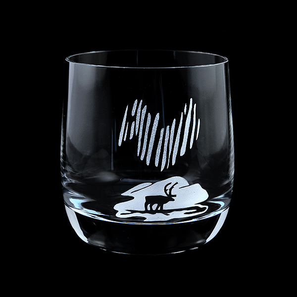 Whiskyglas Northern Lights