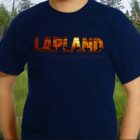 T-Shirt Midnattssol i Lappland - 2