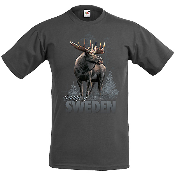 T-Shirt Älg i skogen barn