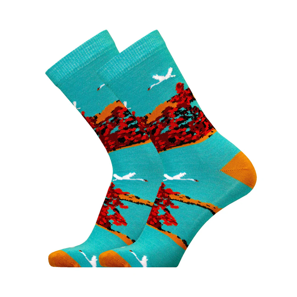 Nativa Merino Socken Schwäne