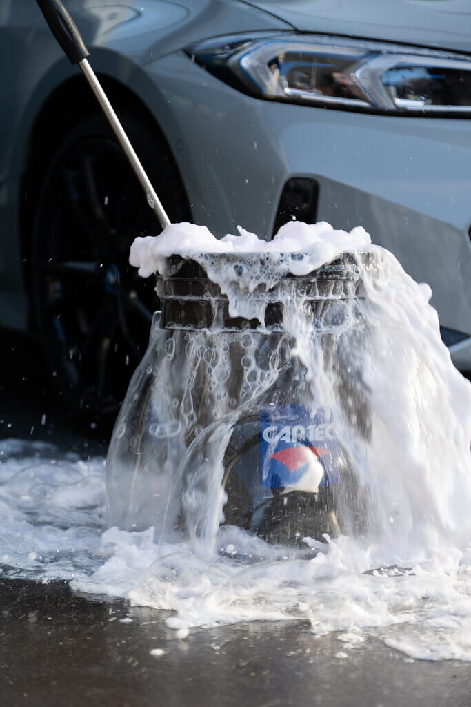 Tvätta bilen; Steg-för-Steg