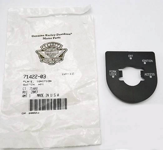 Bike Parts Ab Harley Davidson Touring Ignition Switch Plate 3011