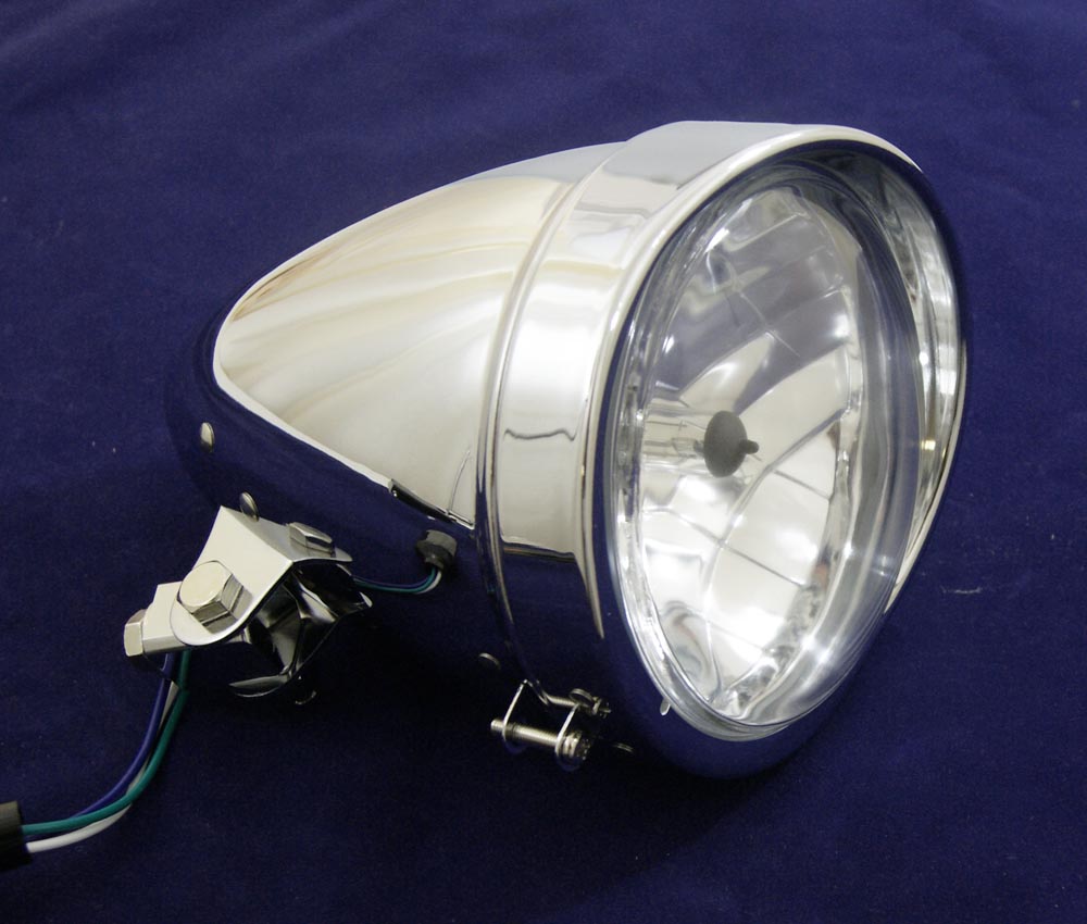 FRAMLYSE BULLET 5 3/4 "  MED HALOGEN H4 INSATS