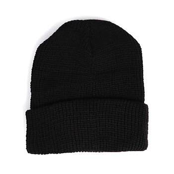 MÖSSA "FOSTEX ROUGH BEANIE" SVART
