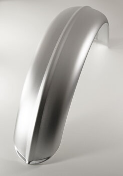 ALUMINIUM ELOXERAD SKÄRM MED CENTRUM RIBBA 6" BRED (CA. 150 MM.) 1,5 MM. TJOCK, DIAMETER CA. 66 CM.