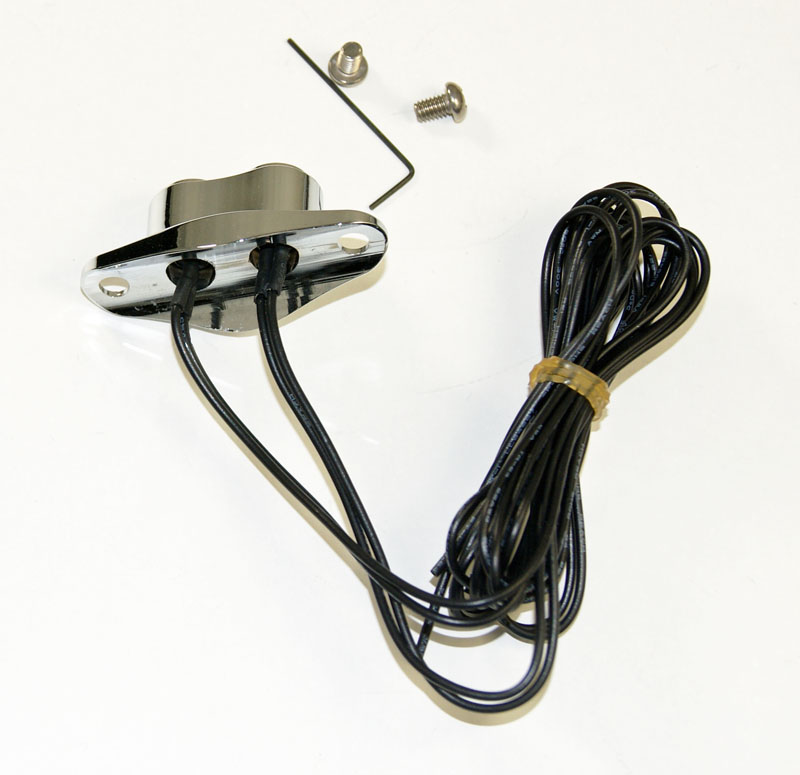 STRÖMBRYTARE KROMAD ALUMINIUM MED 2 ST. ROSTFRIA MICRO KONTAKTER. - 3