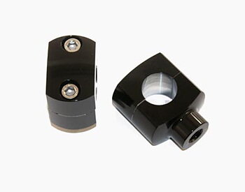 RISERS SVART PULVERLACK 1" HÖGA FÖR 1"STYREN