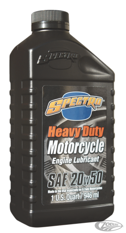 OLJA SPECTRO "HEAVY DUTY" SAE 20W50 FÖR HARLEY MED FLERA