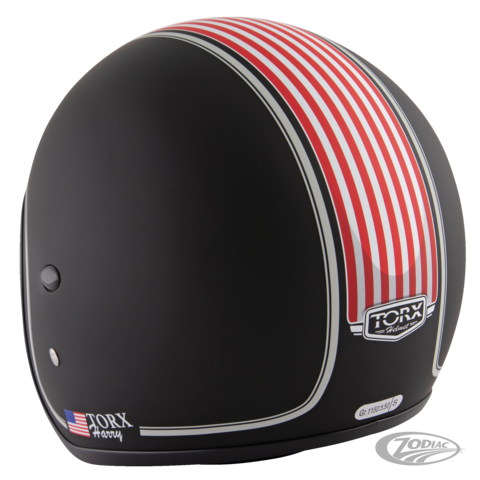 HJÄLM "TORX HARRY HELMETS" MED INBYGGT FLIP VISIR, EU GODKÄND, STORLEK SMALL 55/56 cm. - 2