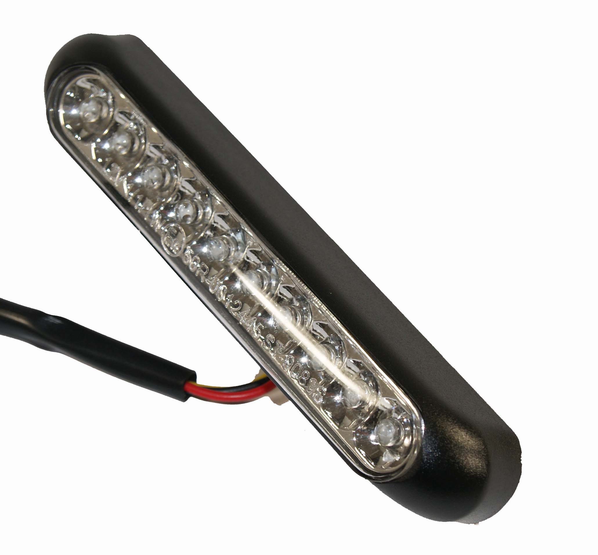 BAKLYSE LED, E-MÄRKT KLART GLAS