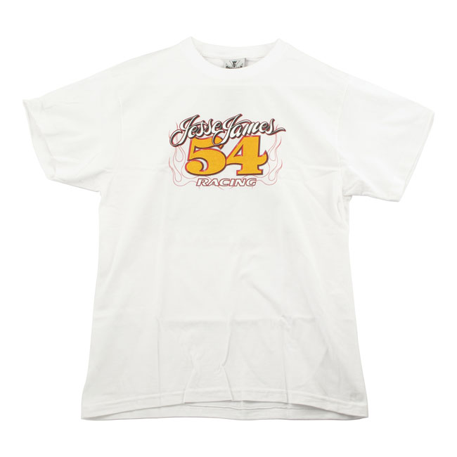 JESSE JAMES T-SHIRT " FRÅN WESTCOAST CHOPPERS" VIT, SMALL - 2