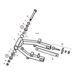 P-BOX SVING / HJUL HD XL/FL, 1973-84 XL, B/T FRAM/BAK 73-85 FL. SVINGARM B/T 1958-86 