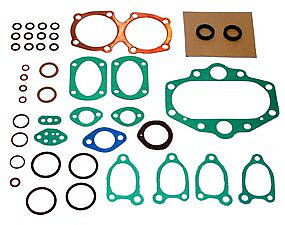 PACKNINGS SET TRIUMPH 500 1946-50, MED GJUTJÄRNS TOPP