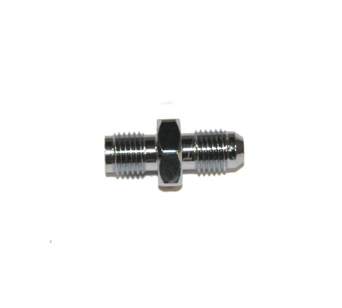 SLANGKOPPLING RAK 3/8" UNF / AN3 GÄNGA, KROMAD