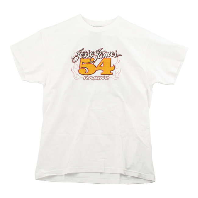 JESSE JAMES T-SHIRT " FRÅN WESTCOAST CHOPPERS" VIT, 3XL - 2