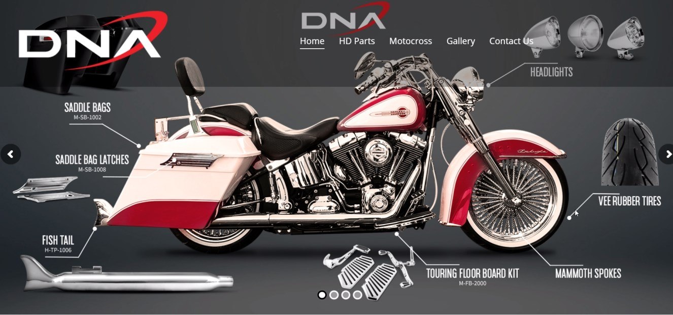 DNA Touring Fotplattor Billet - 2